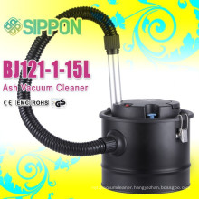 Stainless steel fireplace ash vacuum cleaner with blowing function